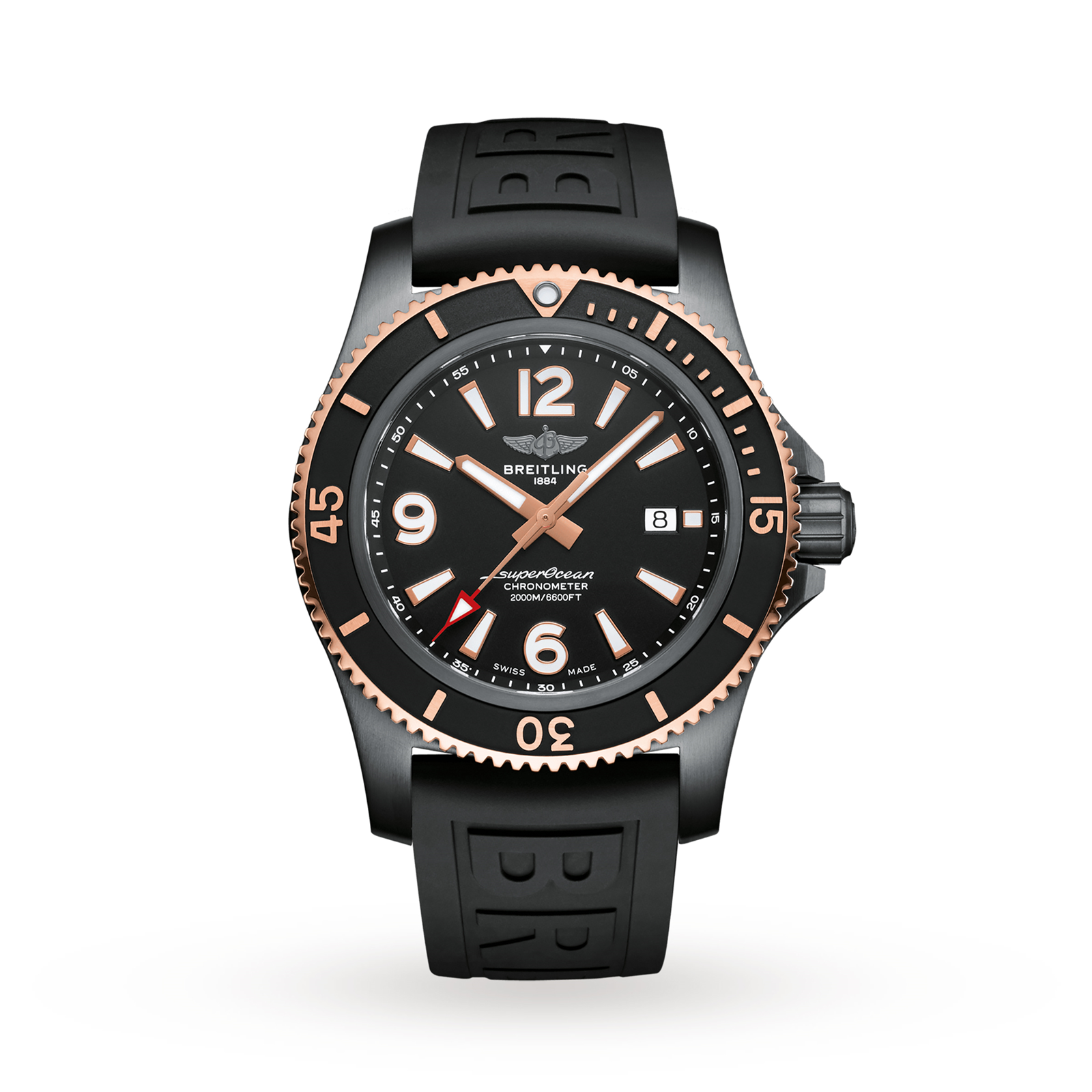 Swiss Superocean Automatic 46 Black Steel U17368221B1S1